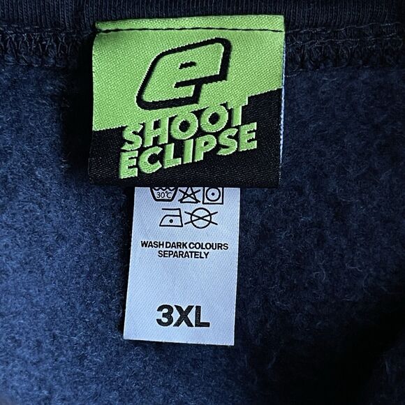 Planet Eclipse Adult Hoodie Sweatshirt 3X Blue Paintball Long Sleeve Activewear - Picture 5 of 13